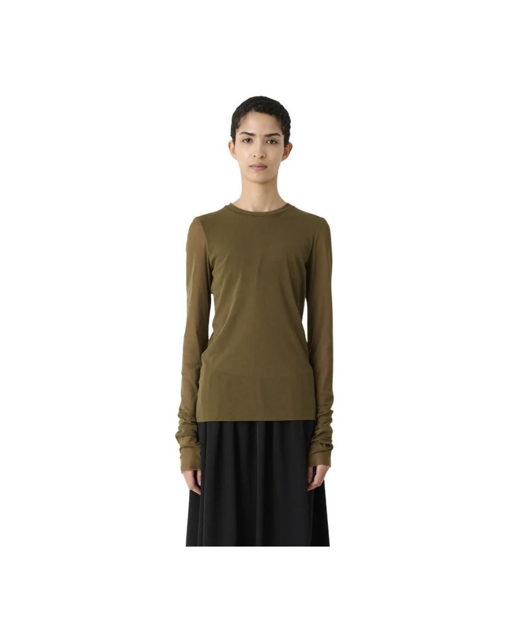 MEIMEIJ Green Long Sleeve T-Shirts