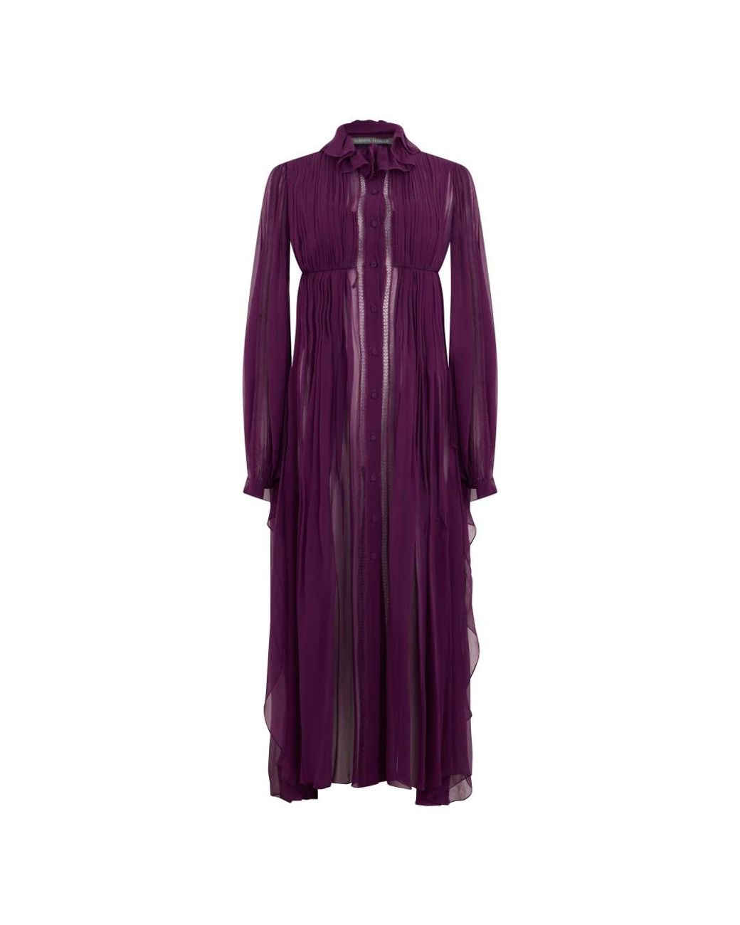 Alberta Ferretti Purple Maxi Dresses