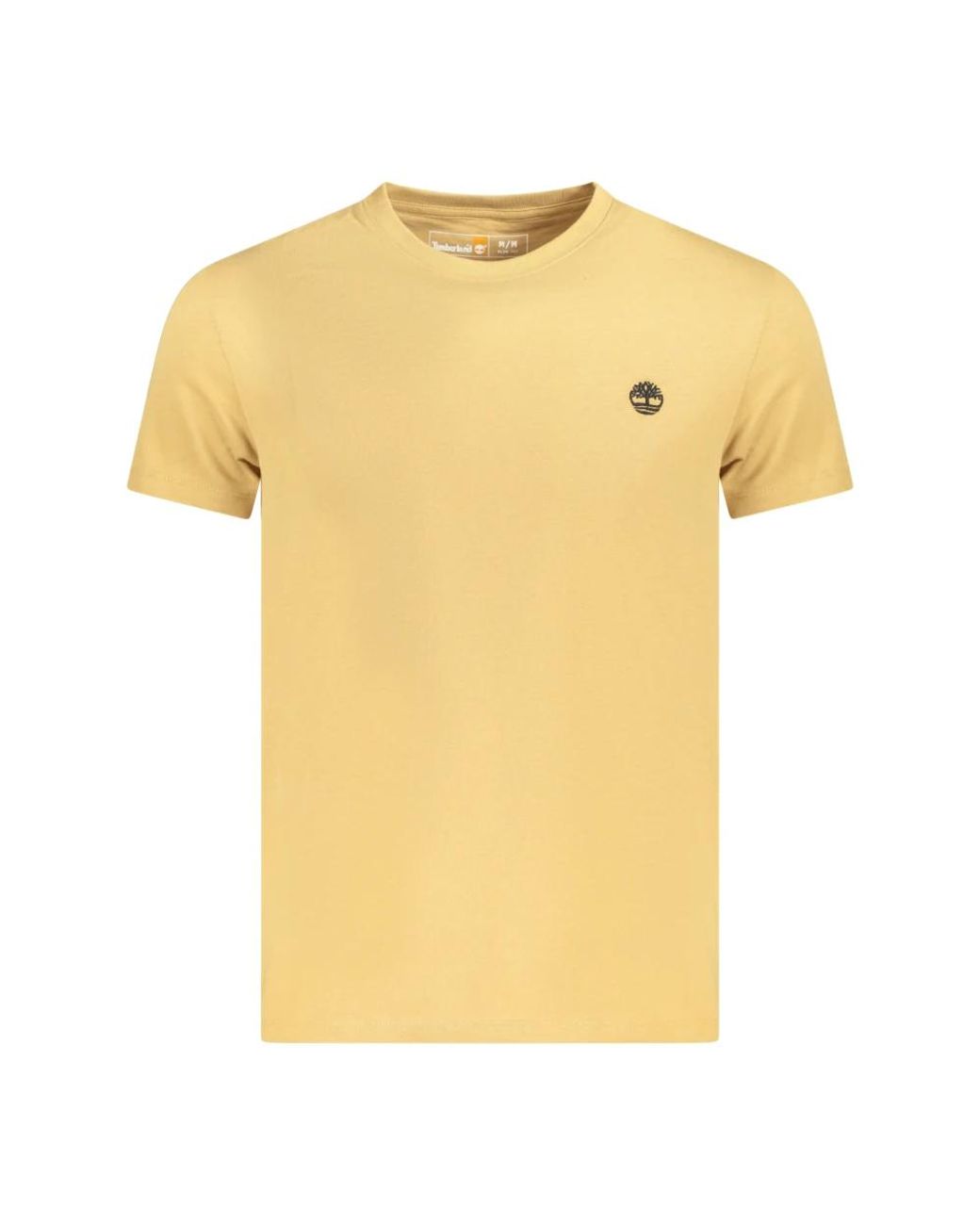 Timberland Tops ,T-Shirt Met Korte Mouwen in het Yellow voor heren
