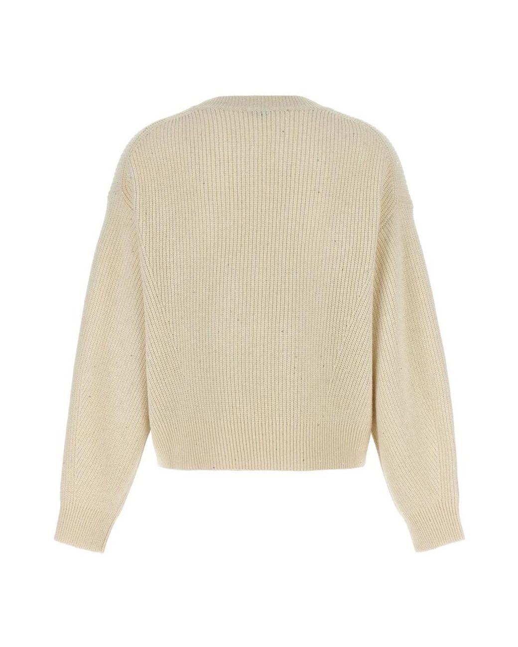 Brunello Cucinelli Natural Round-Neck Knitwear
