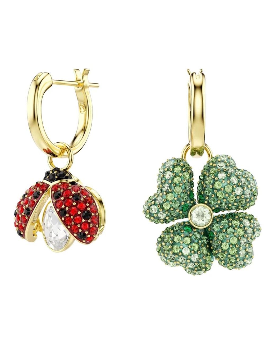 Swarovski Green Earrings