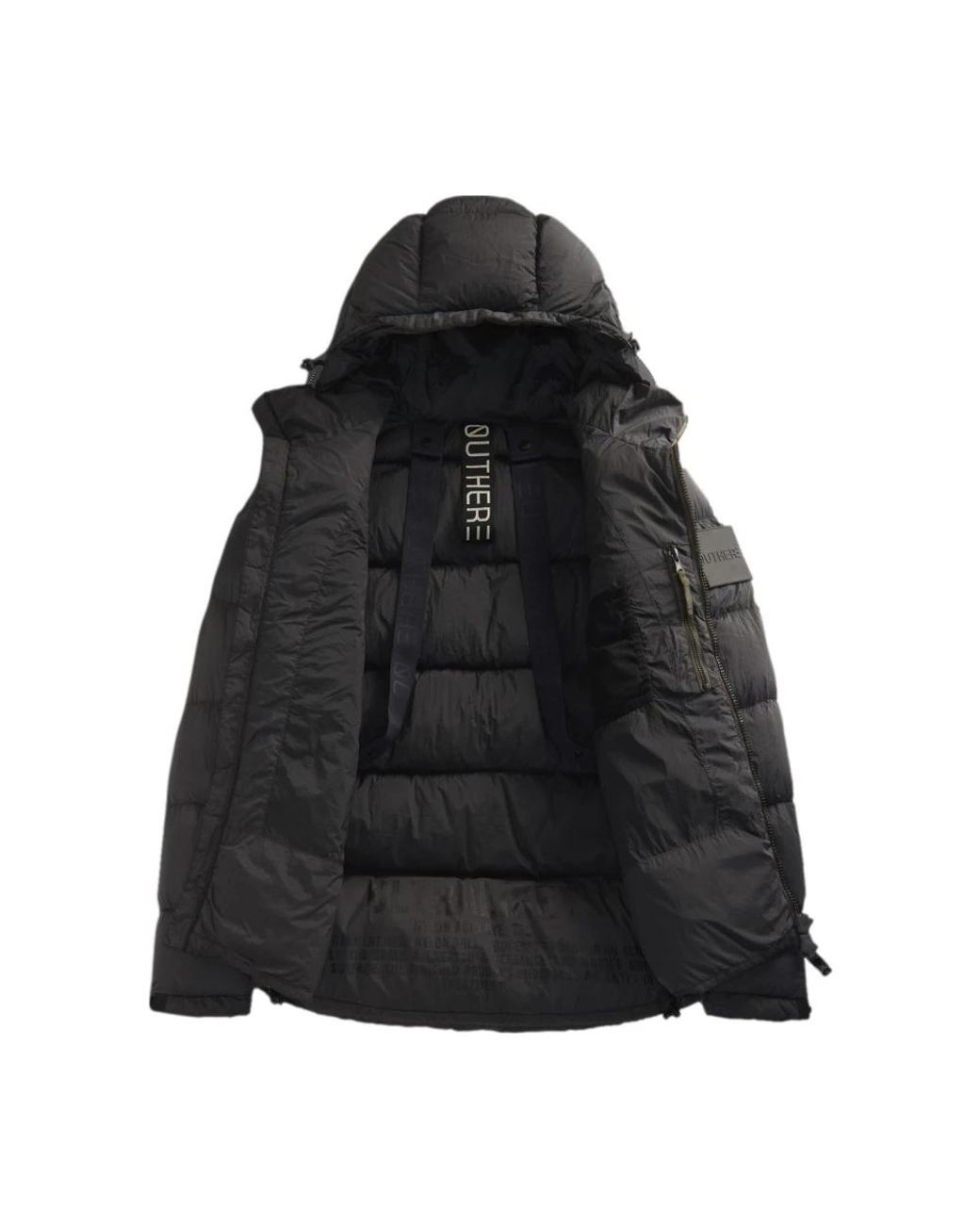 OUTHERE Black Winter Jackets for men