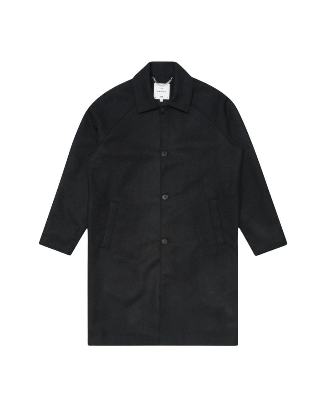 Single-Breasted Coats Edwin pour homme en coloris Black