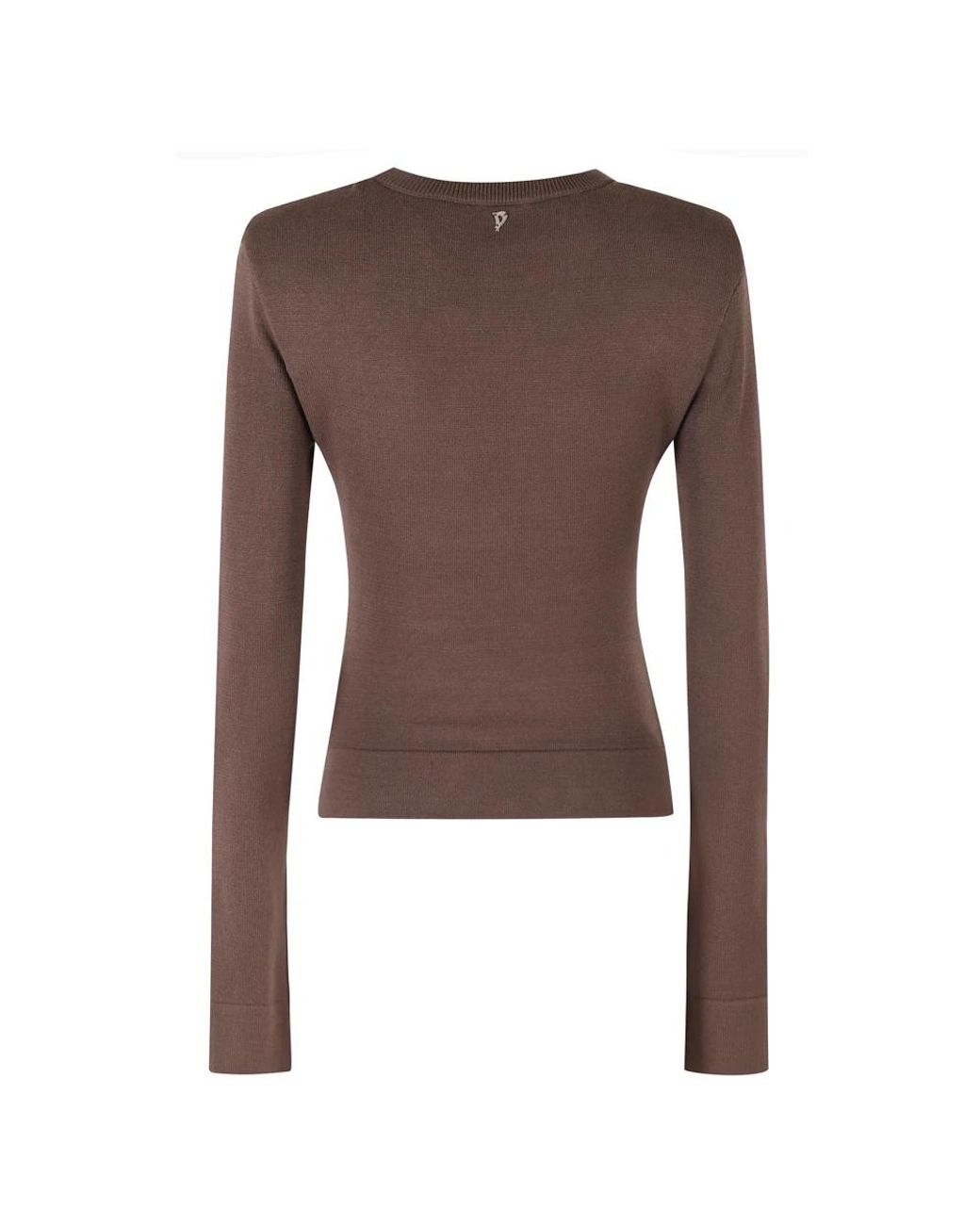 Dondup Brown Round-Neck Knitwear