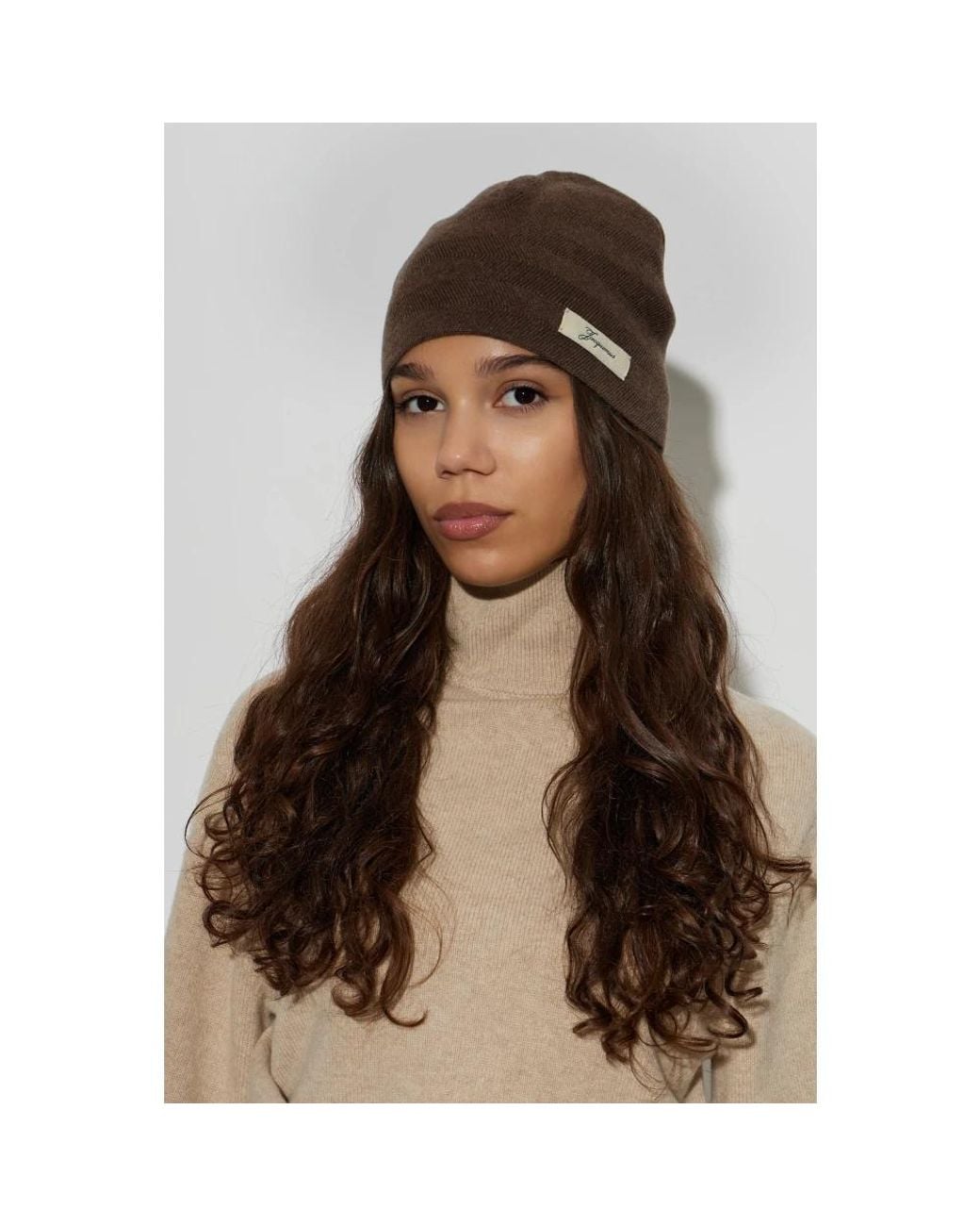 Beanies Jacquemus de color Black