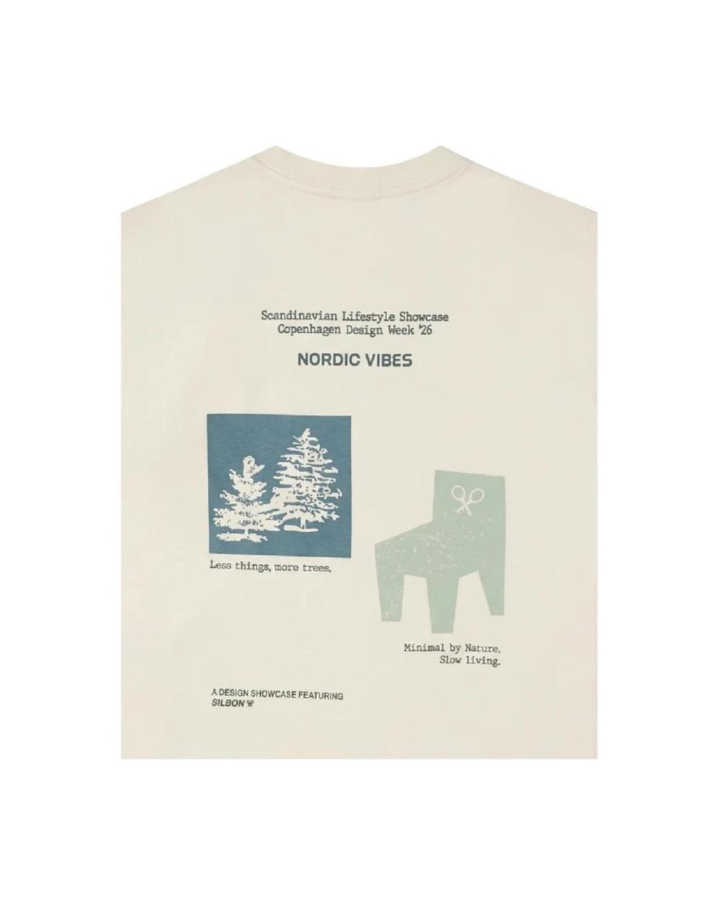 Silbon White T-Shirts for men