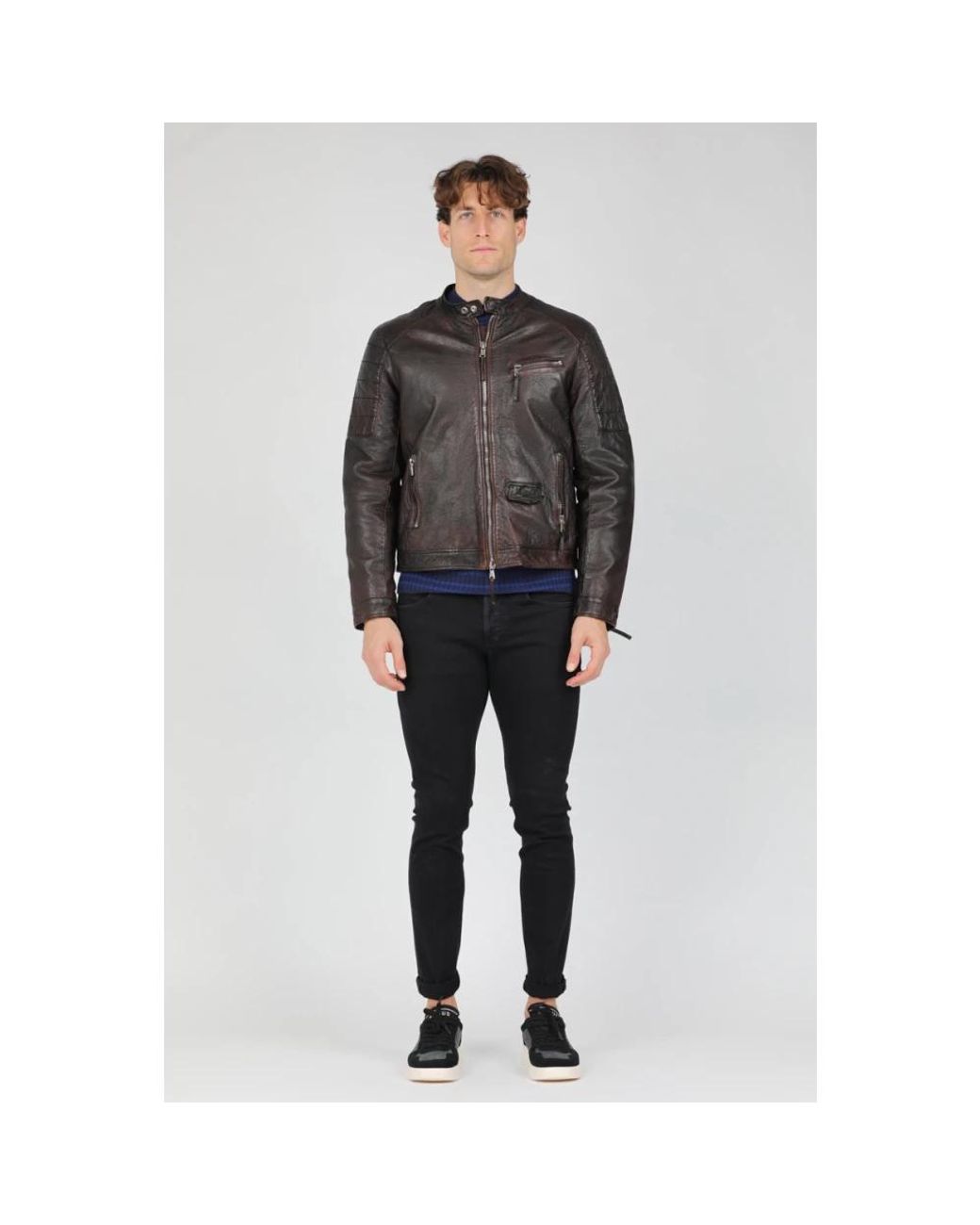 The Jack Leathers Black Leather Jackets for men