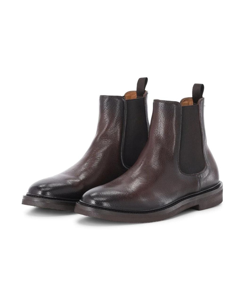 Officine Creative Black Chelsea Boots for men