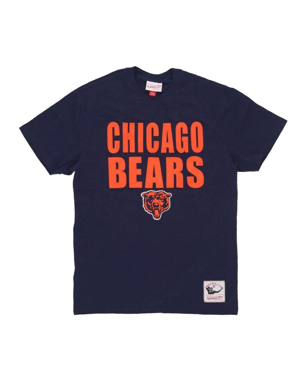 Mitchell & Ness Tops ,Blauw ,Katoen Chicago Bears Nfl T-Shirt in het Blue voor heren