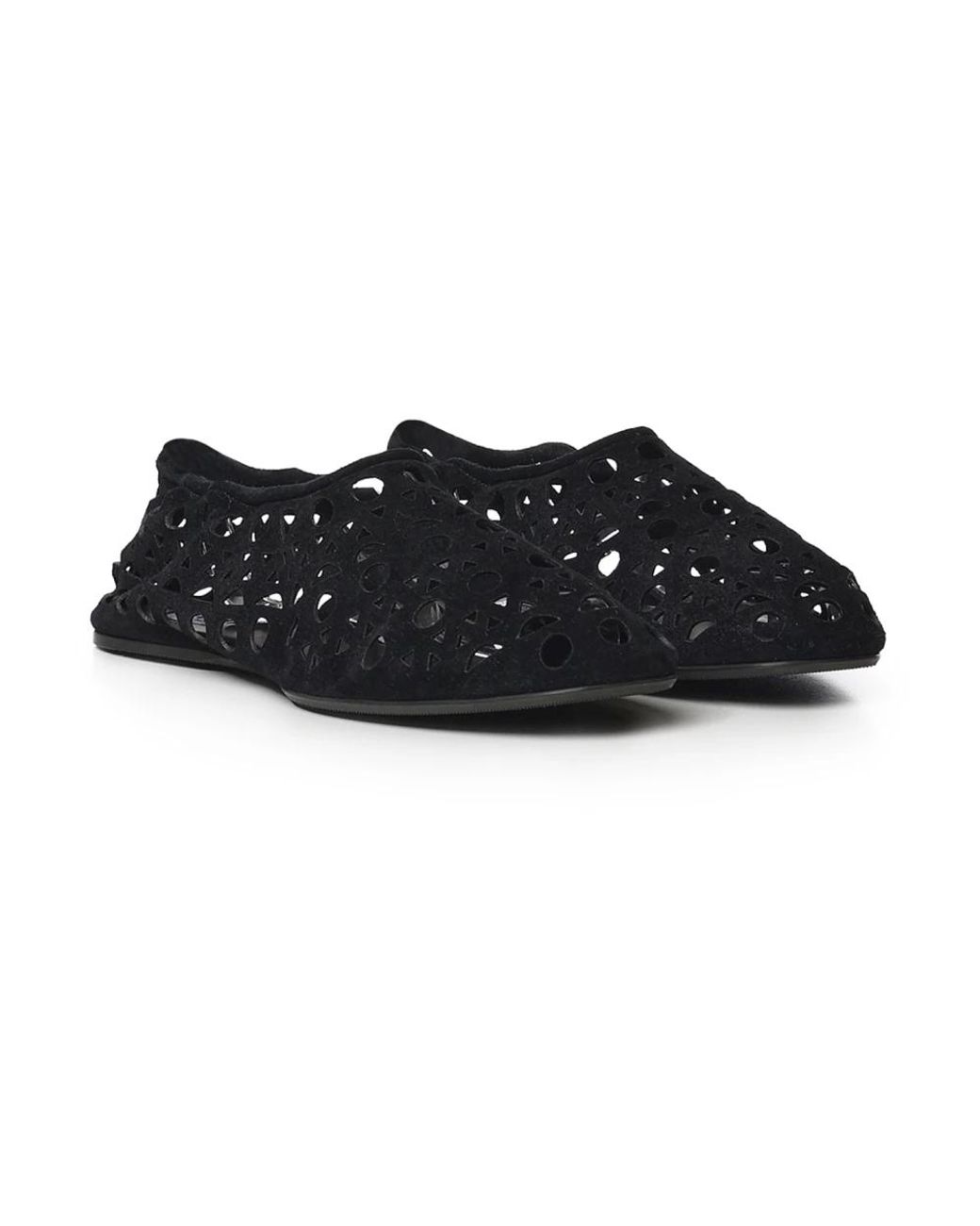 Alaïa Black Ballerina Shoes