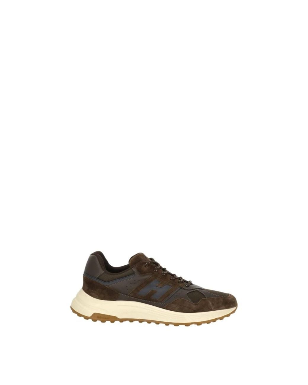 Hogan Brown Suede Low-Top Sneakers for men
