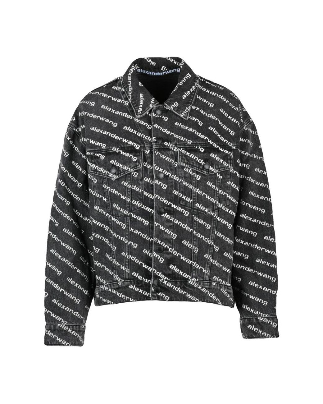 Denim Jackets Alexander Wang de color Gray