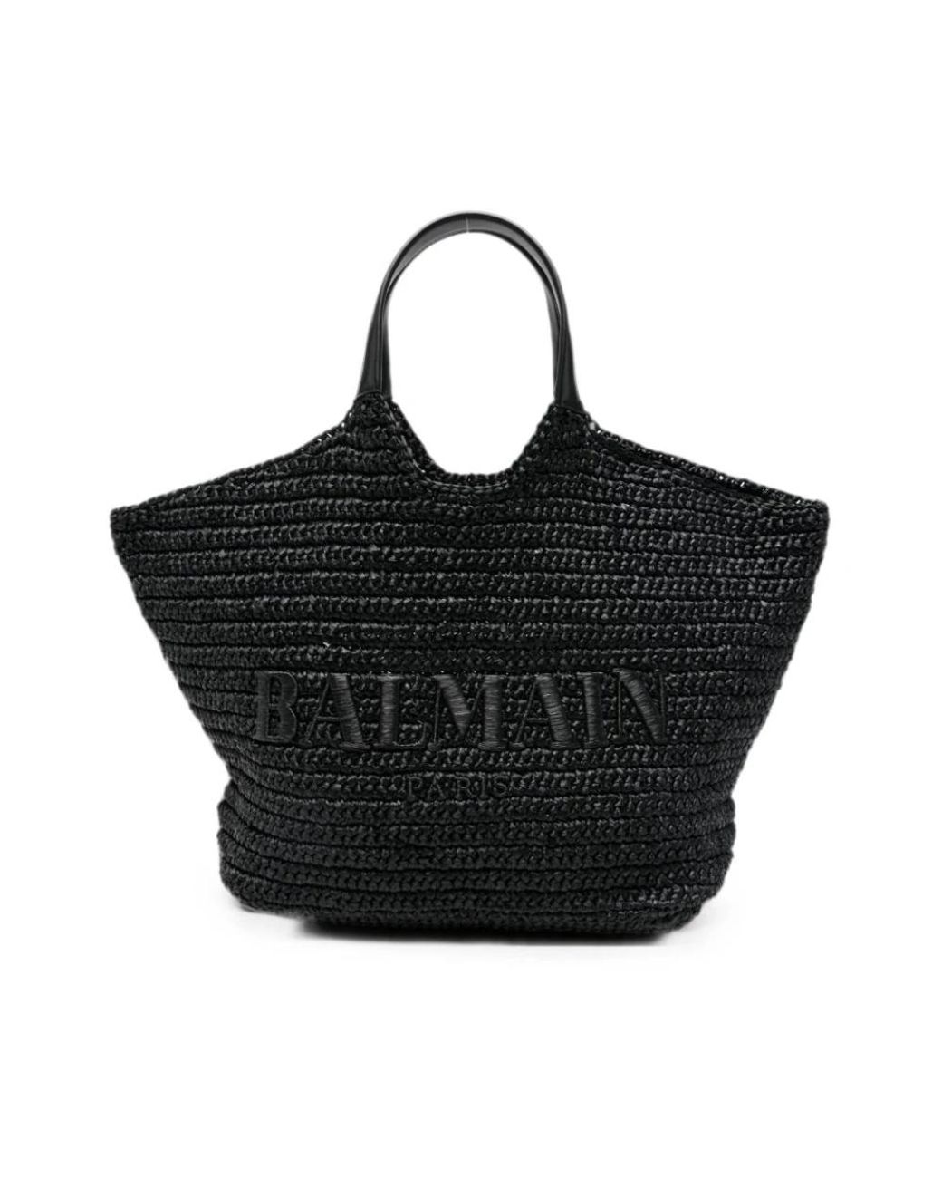 Balmain Black Shopping Bags