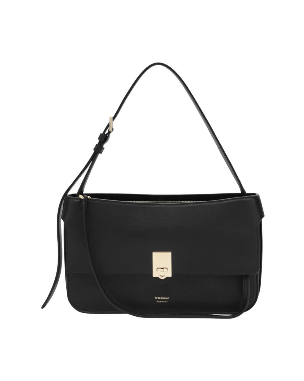 Ferragamo Black Shoulder Bags