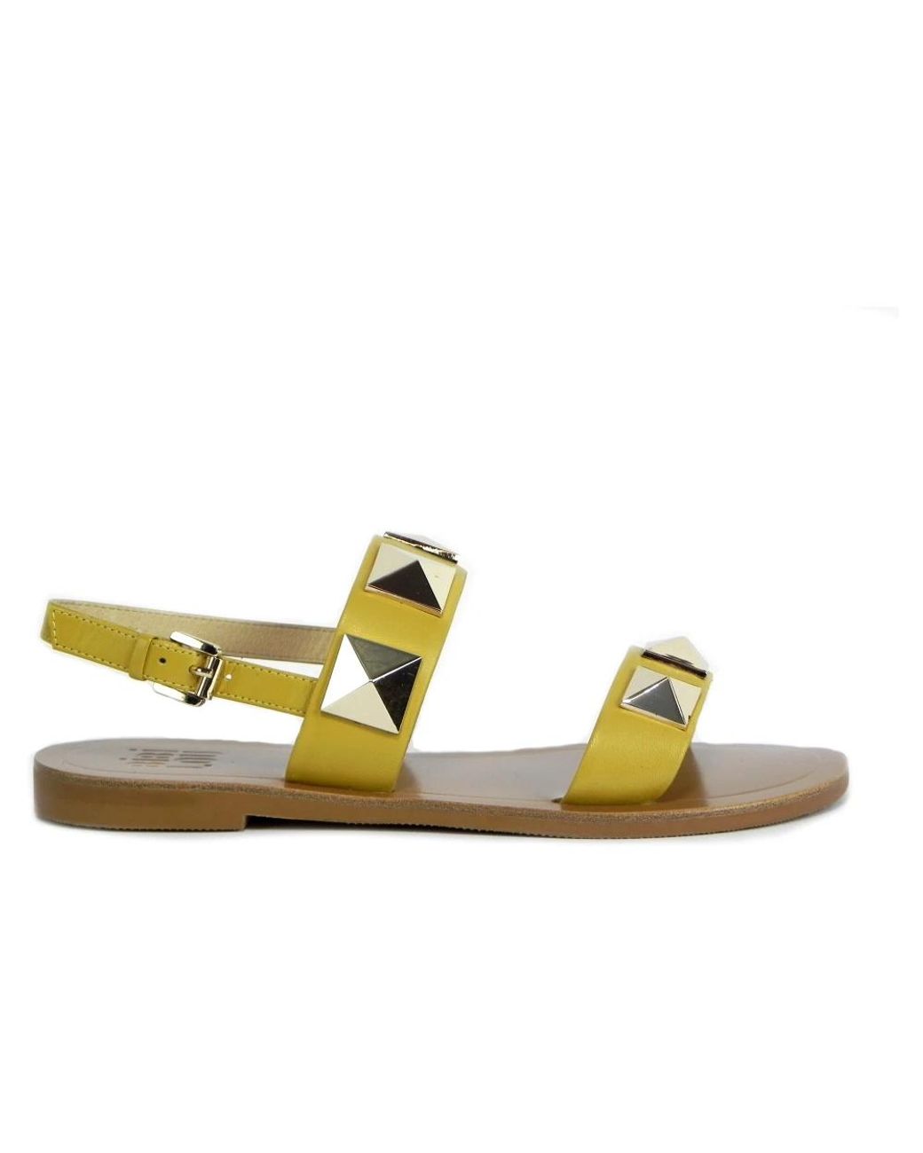 Bibi Lou Green Flat Sandals