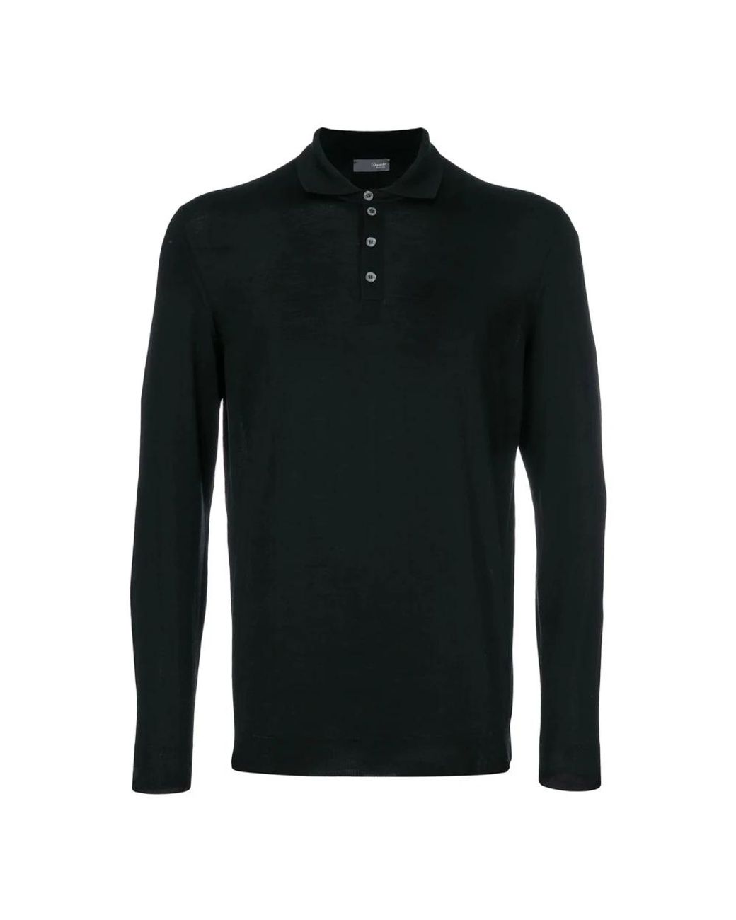 Drumohr Black Polo Shirts for men