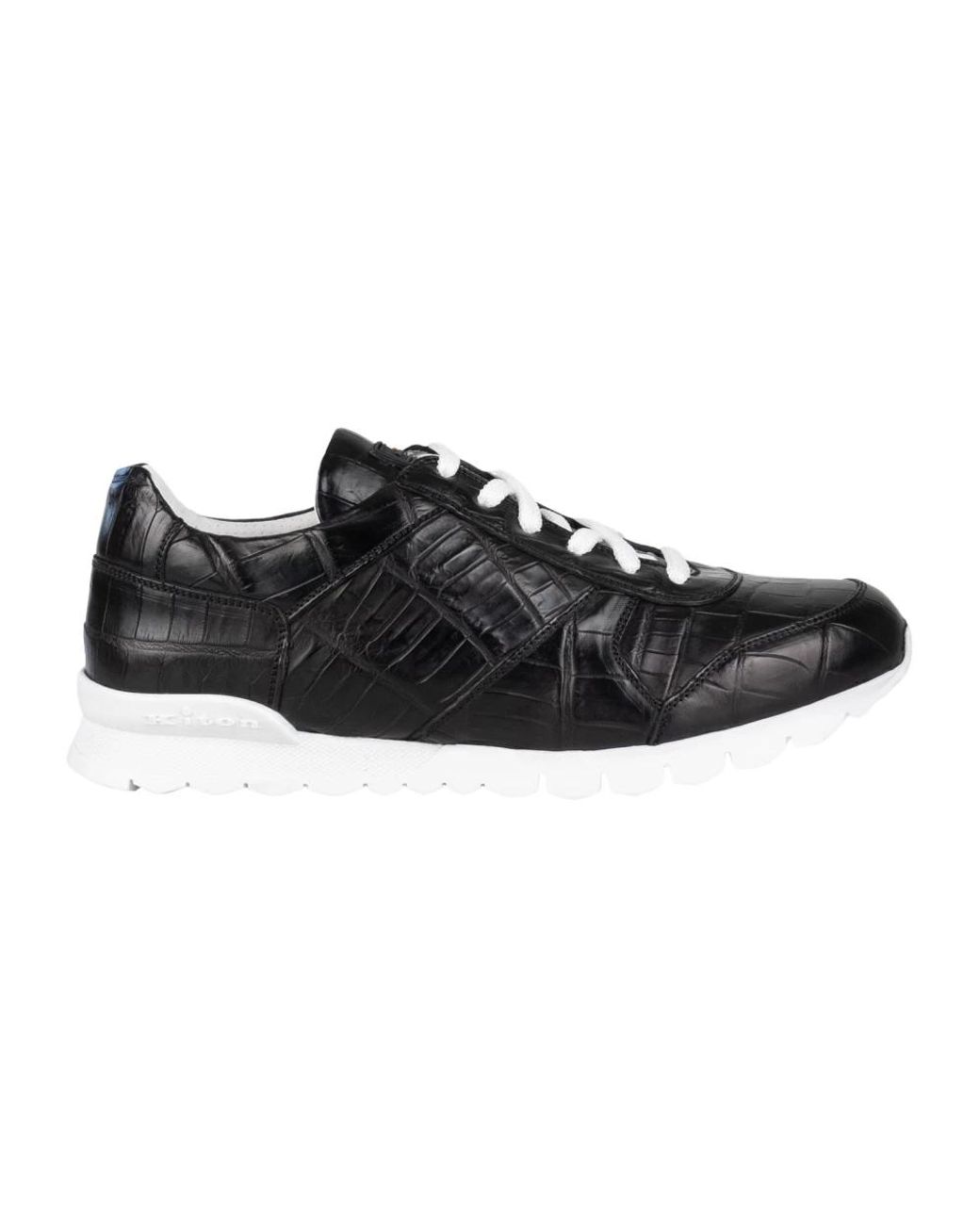 Kiton Black Sneakers for men