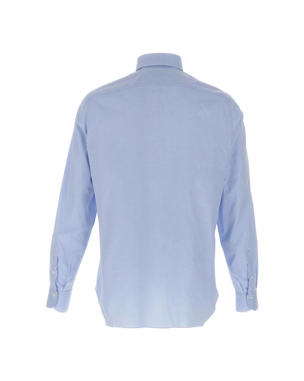 Finamore 1925 Blue Formal Shirts for men