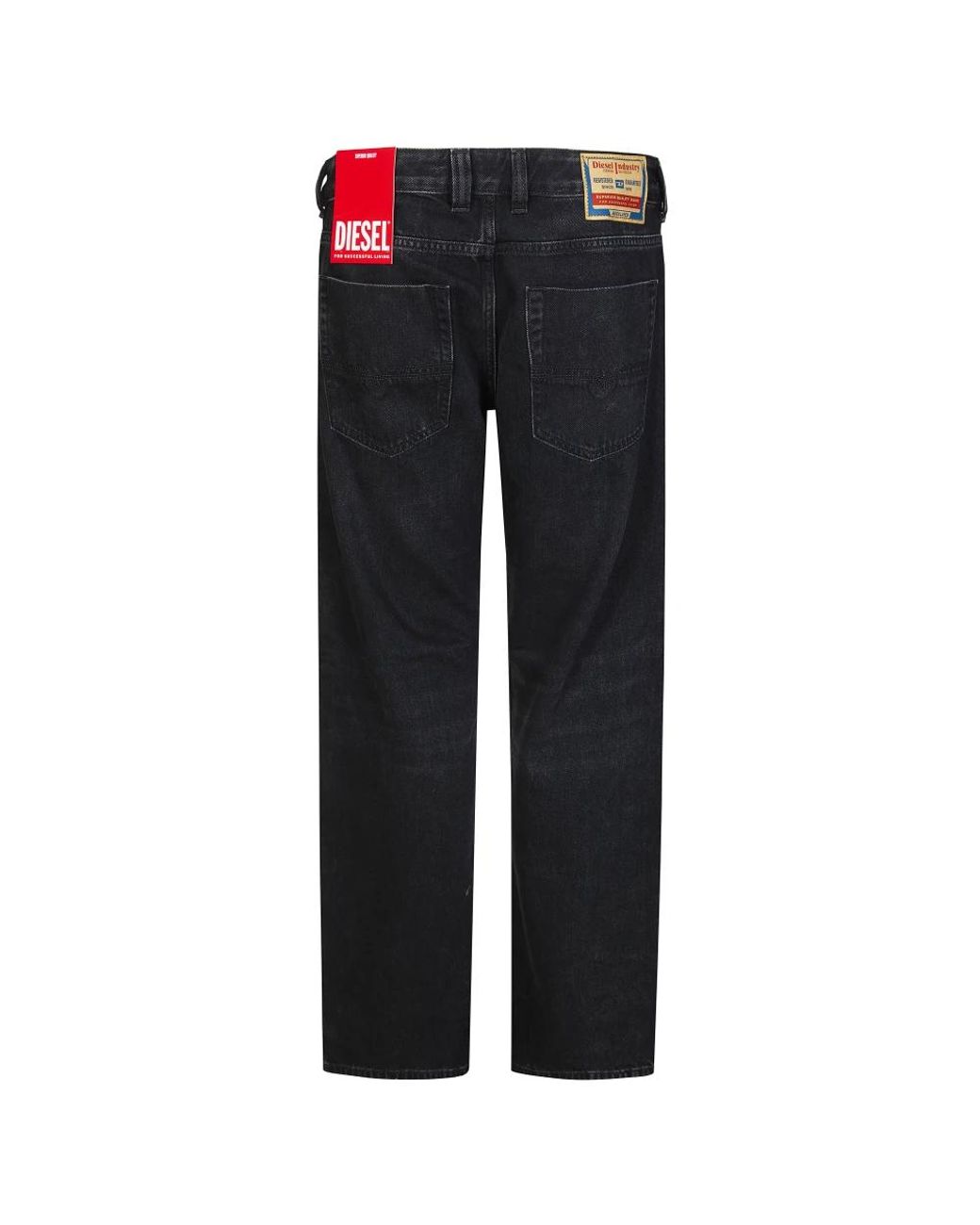 DIESEL Blue Straight Fit Jeans for men