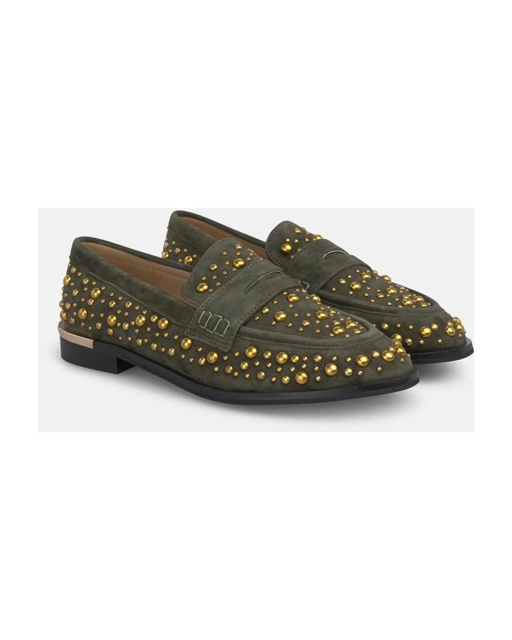 Alma En Pena. Green Loafers