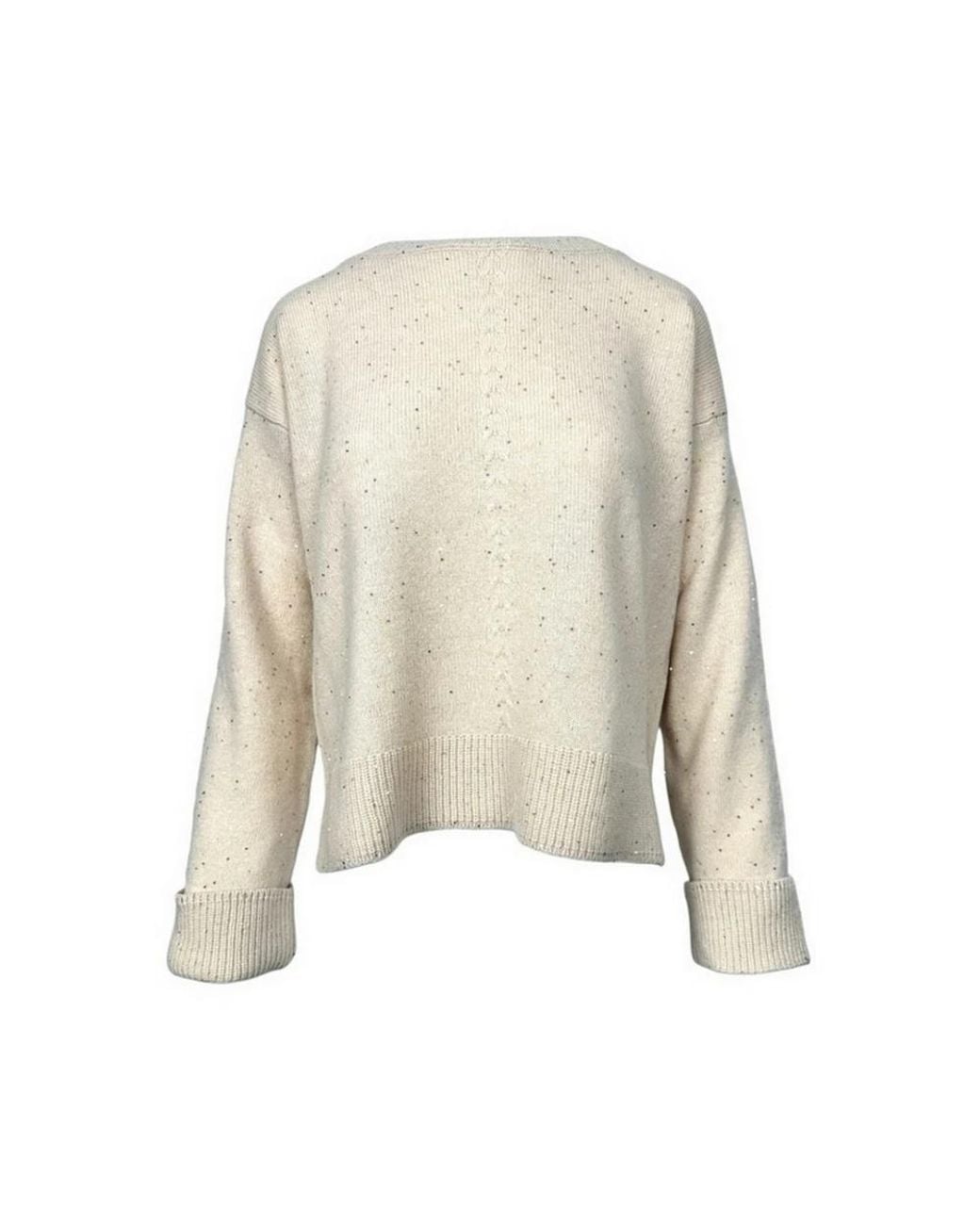 D.exterior Natural Round-Neck Knitwear