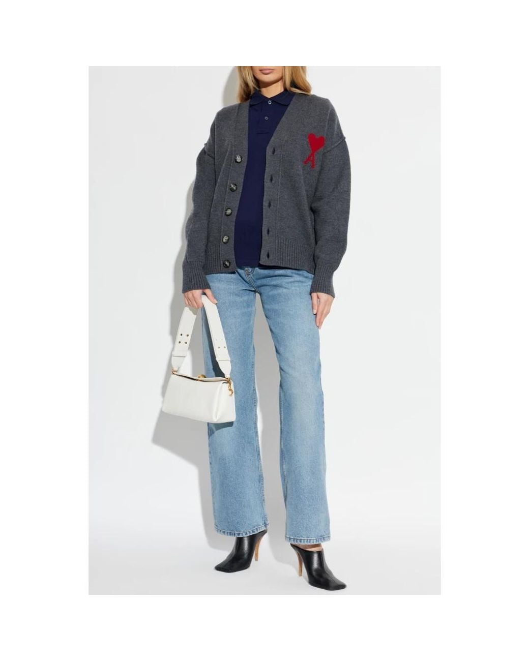 Cardigans AMI de color Blue