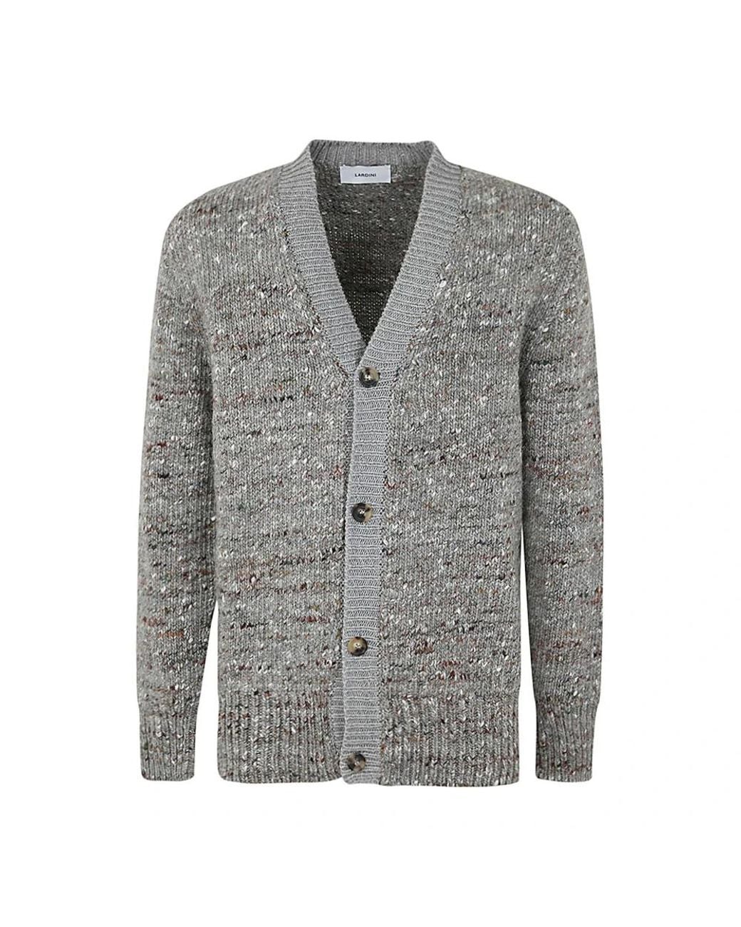 Cardigans Lardini pour homme en coloris Gray