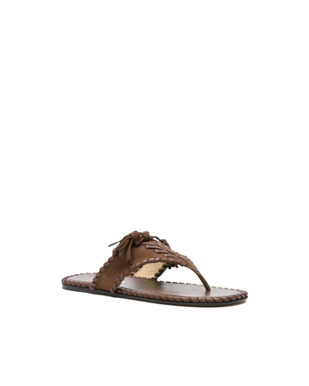 Prada Brown Flip Flops