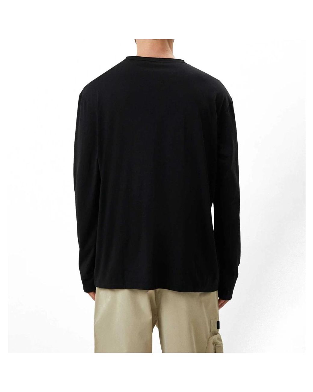Long Sleeve Tops N°21 de hombre de color Black