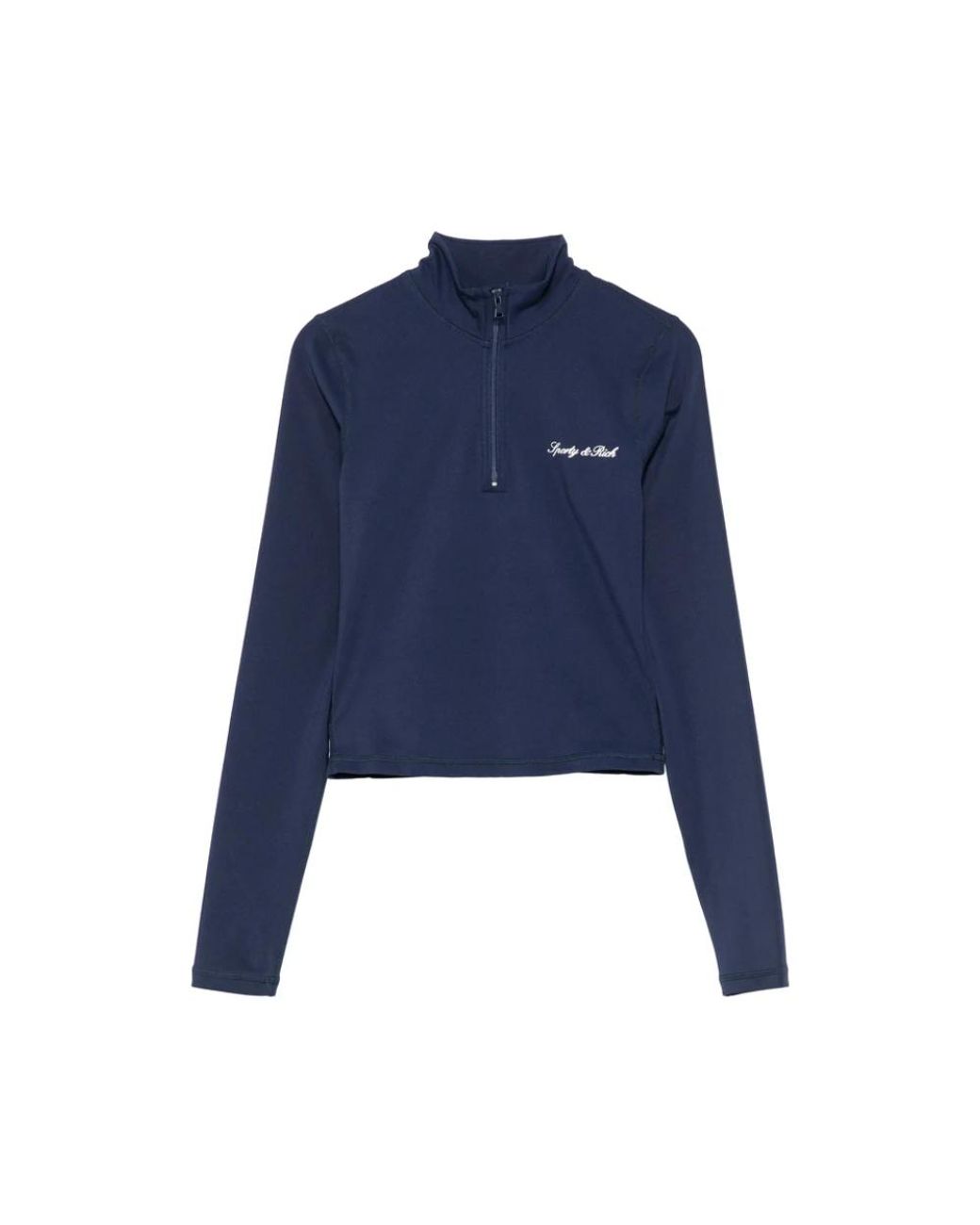 Sporty & Rich Blue Turtlenecks