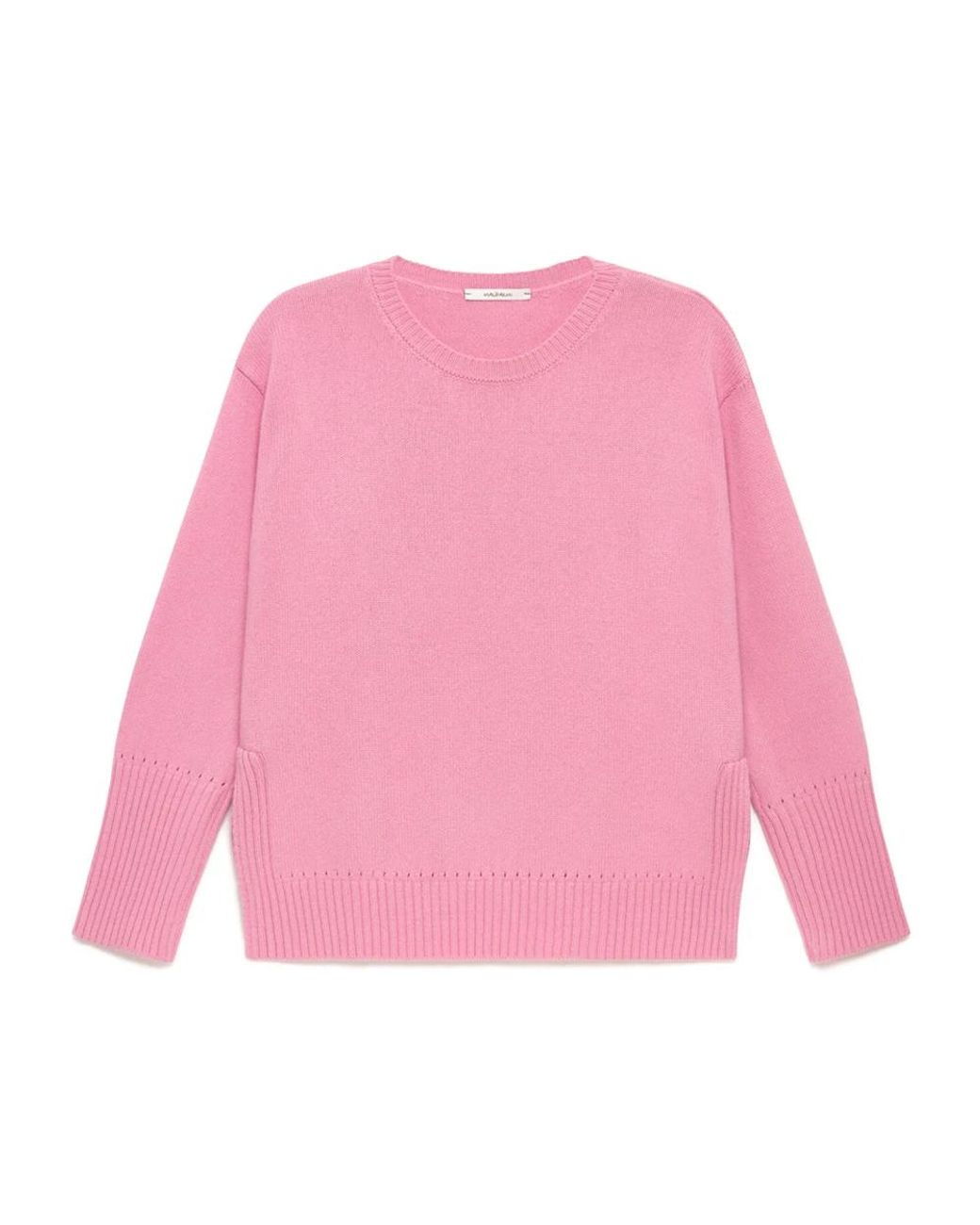 Maliparmi Pink Round-Neck Knitwear