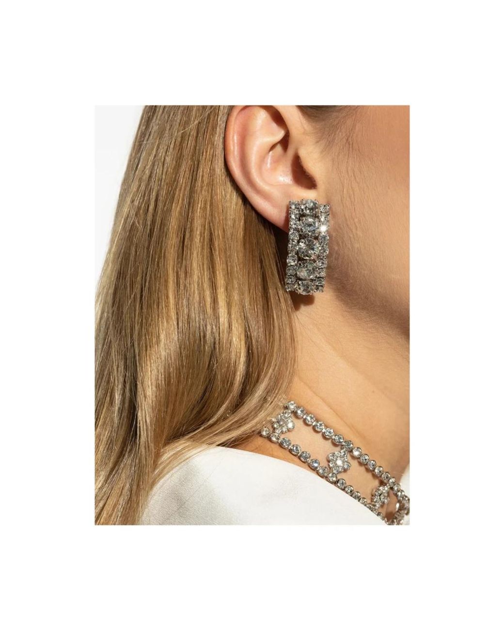 Alessandra Rich Metallic Earrings