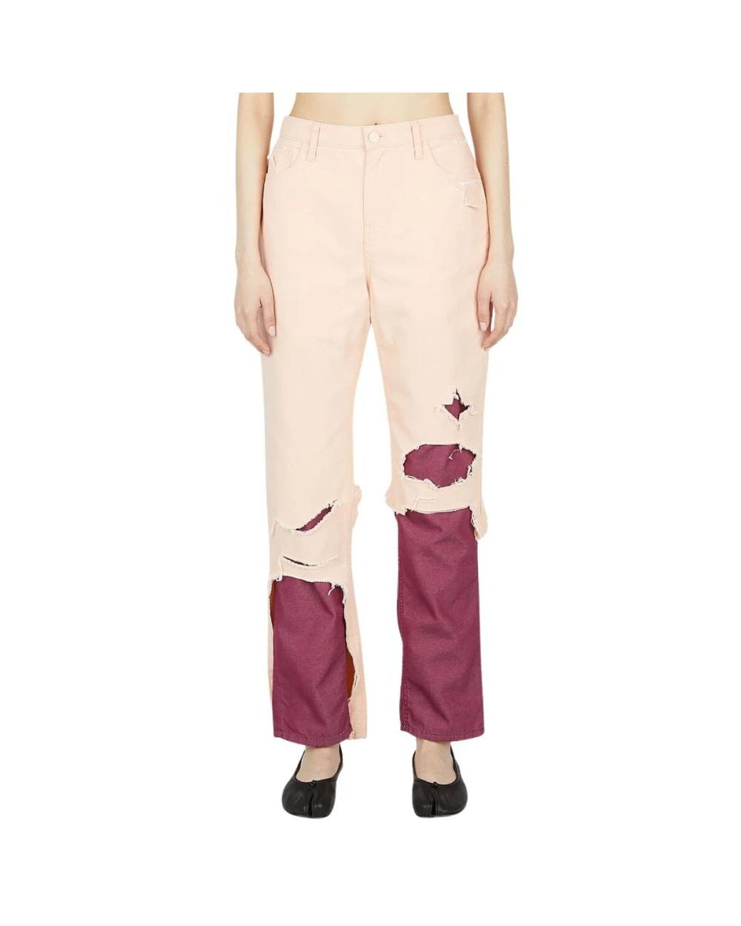 Raf Simons Pink Straight Jeans