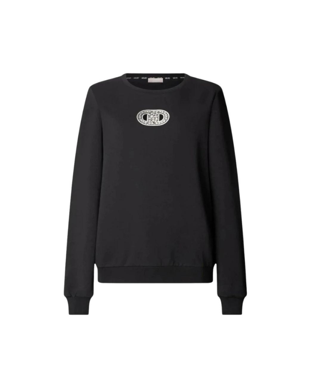 Liu Jo Basic Crew Neck Sweatshirt in het Black