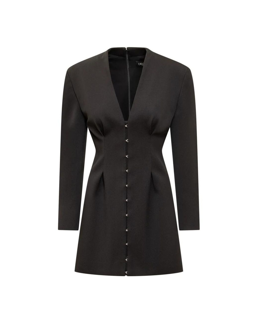 Del Core Black Short Dresses