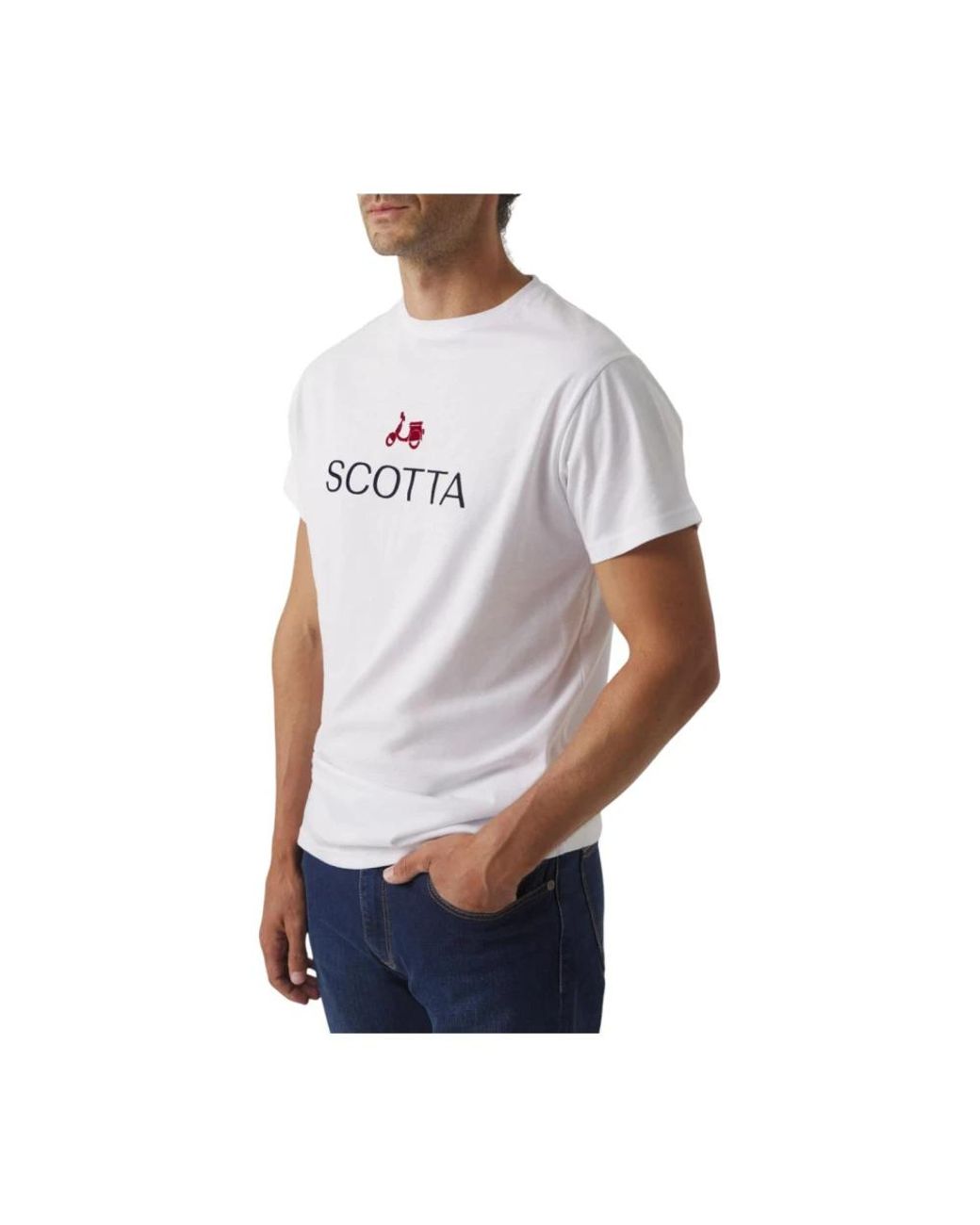 Scotta T-Hemden in het White voor heren
