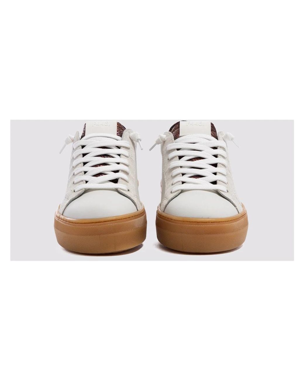 P448 White Thea Plateau-Sneaker