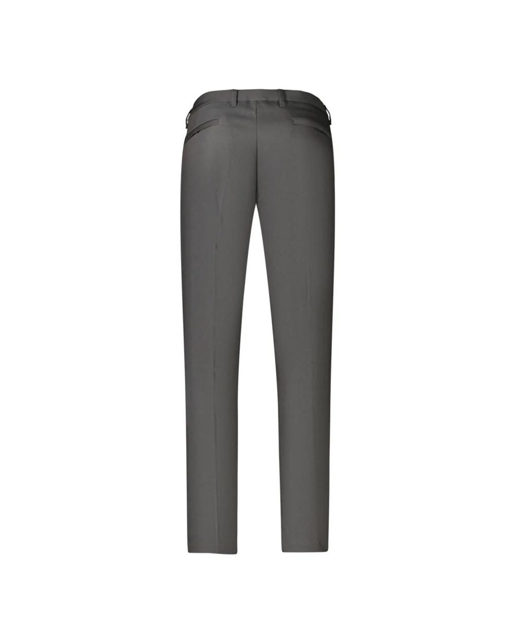 Boss Gray Straight Trousers for men
