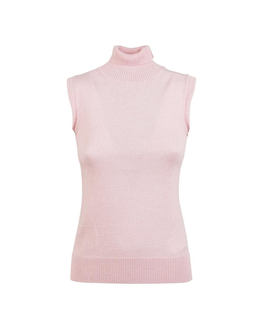 Sportmax Pink Turtlenecks