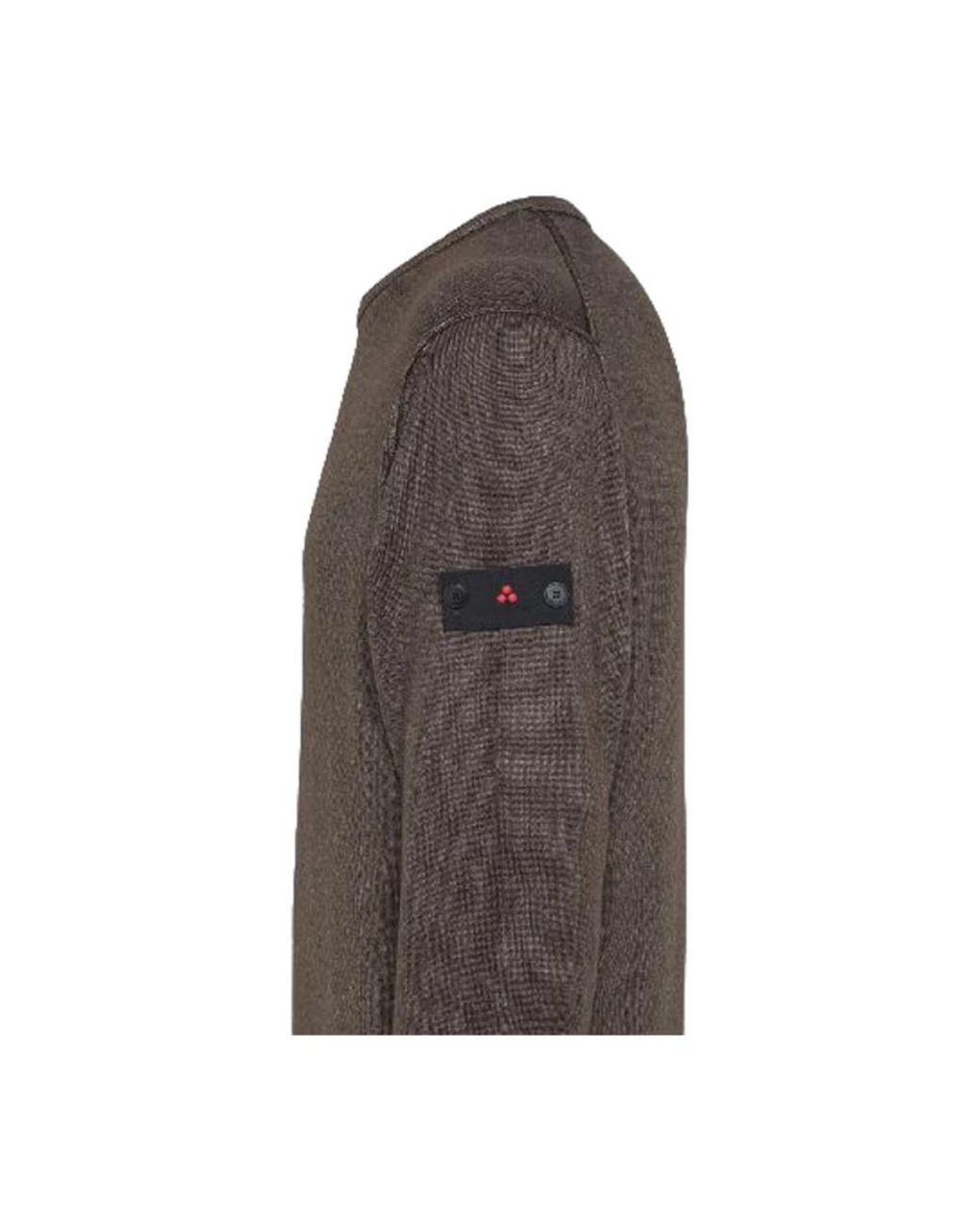Peuterey Brown Round-Neck Knitwear for men