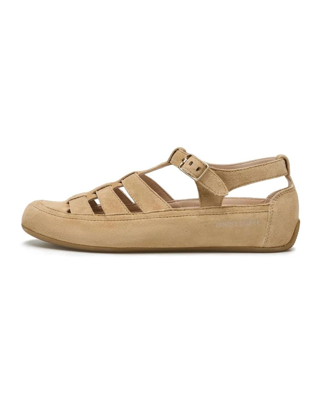 Candice Cooper Metallic Flat Sandals
