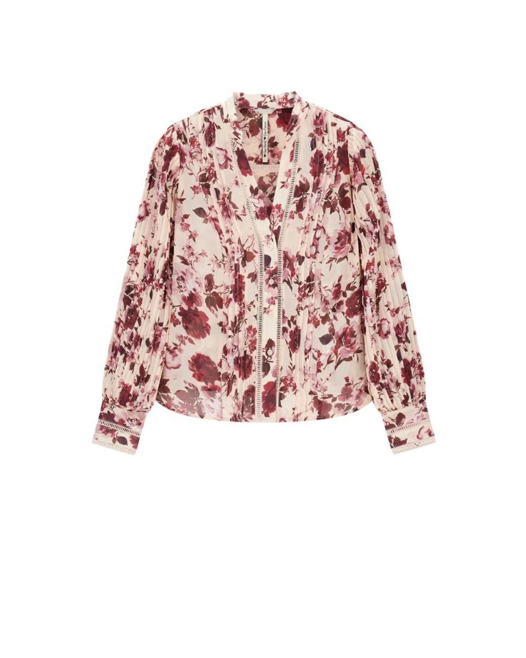 Guess New Josette Patterned Shirt in het Pink