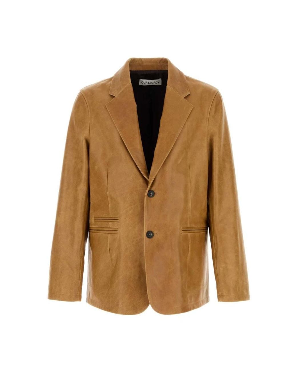 Our Legacy Brown Leather Jackets for men