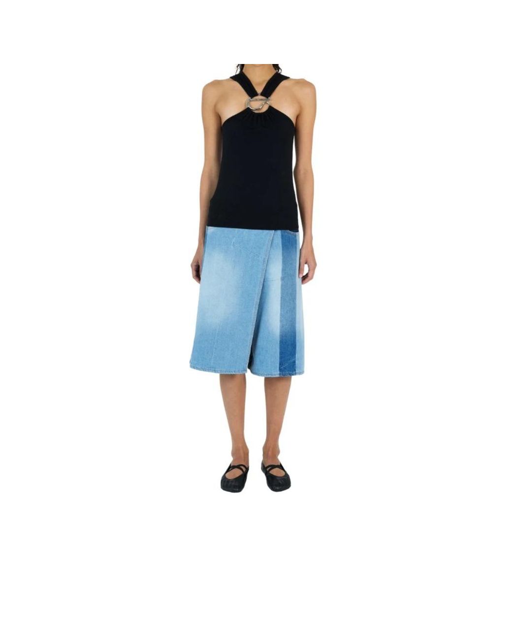 Coperni Black Sleeveless Tops