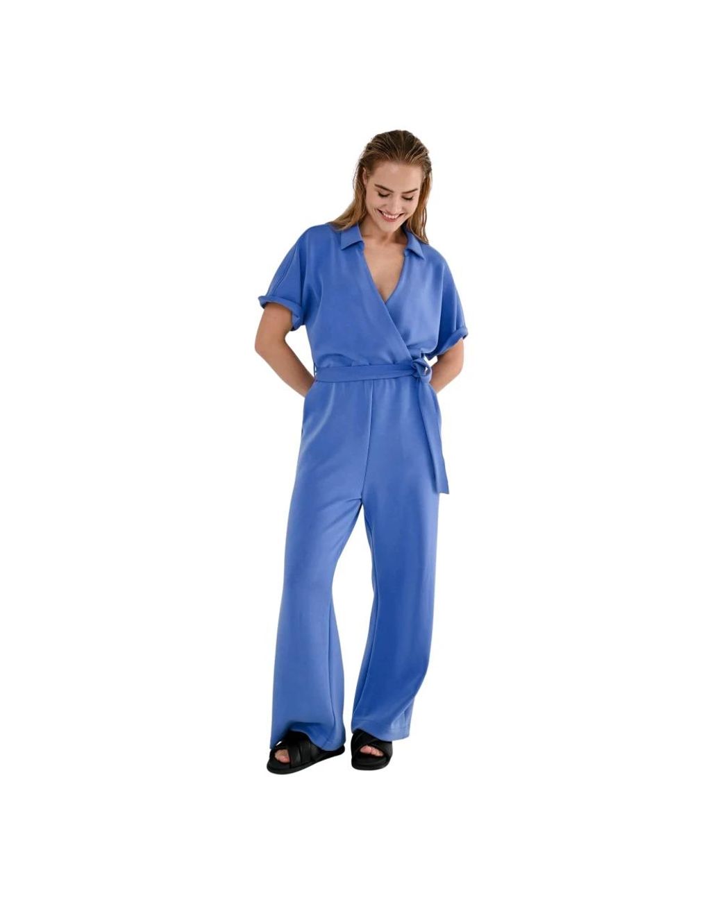 Maicazz Jumpsuits & Playsuits ,Blauw ,Suitte Jumpsuit in het Blue