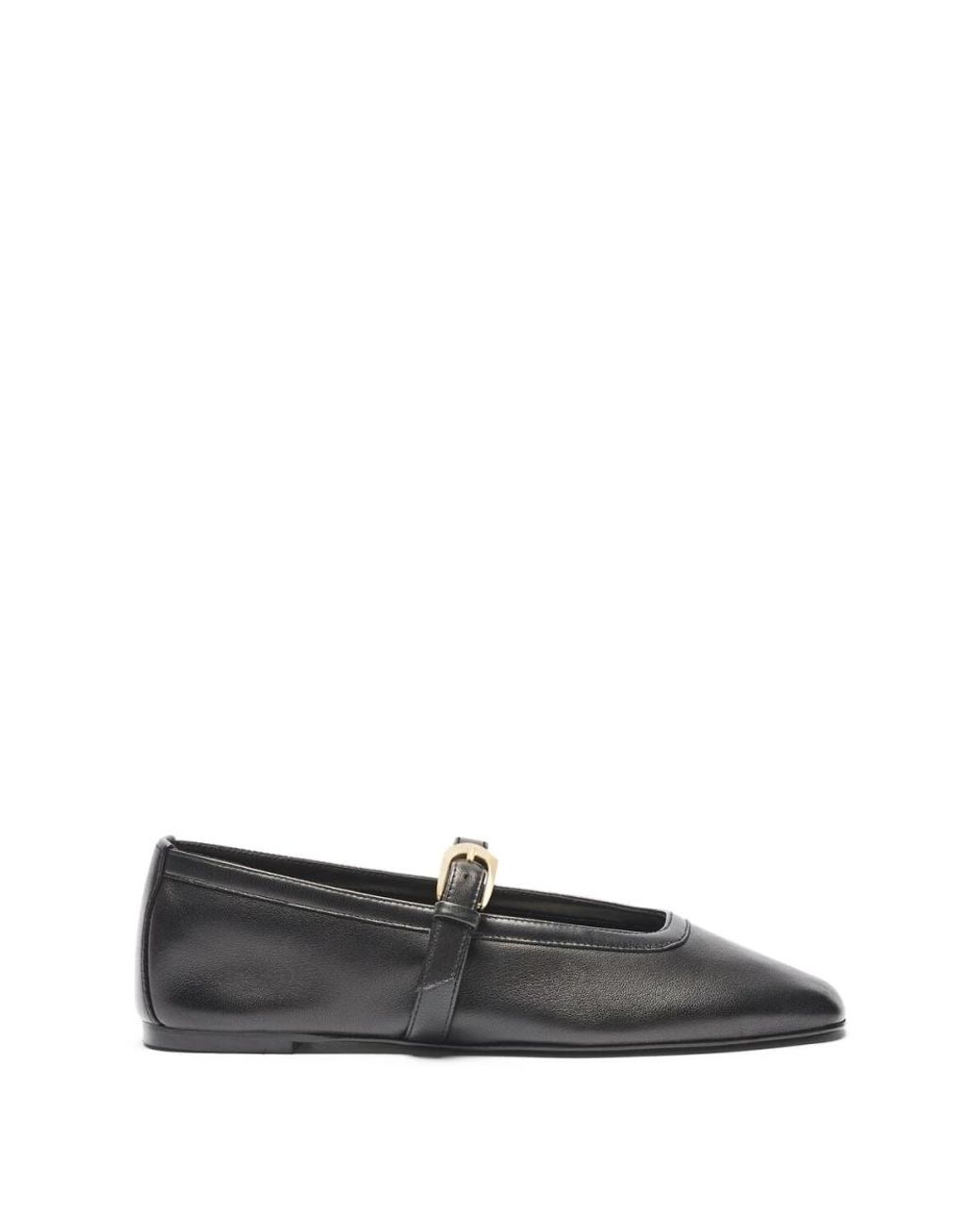 Stuart Weitzman Black Sai Ballerina