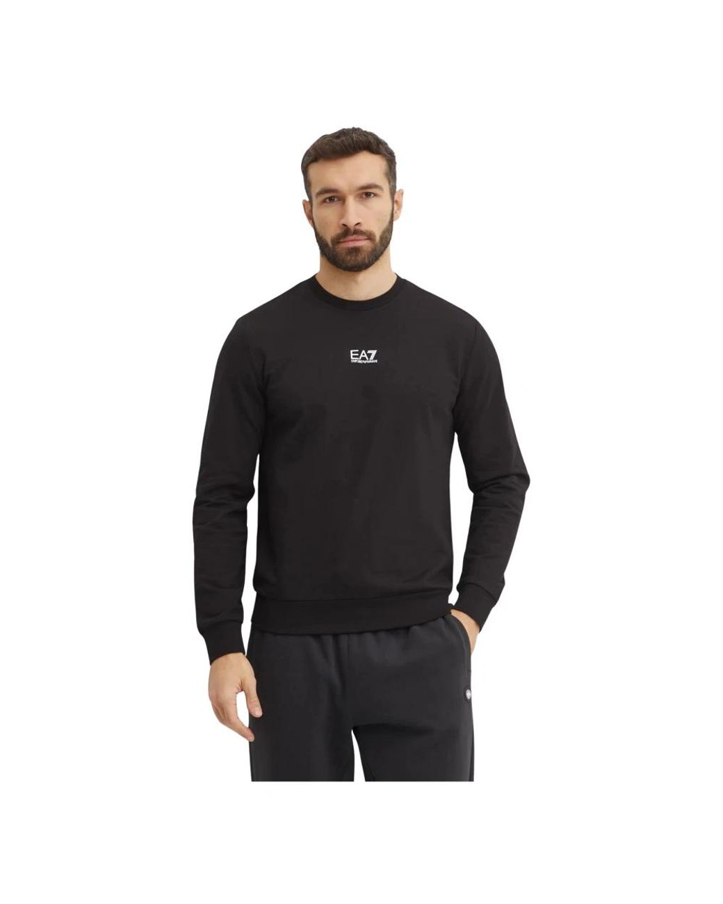 EA7 8Npm30 Sweatshirt in het Black voor heren
