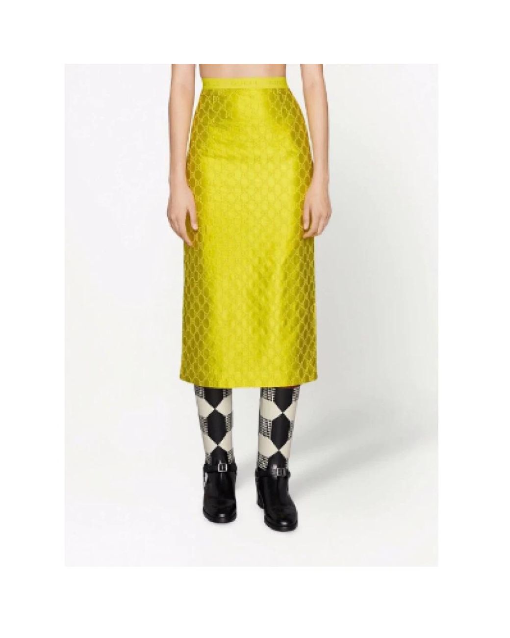 Gucci Green Midi Skirts