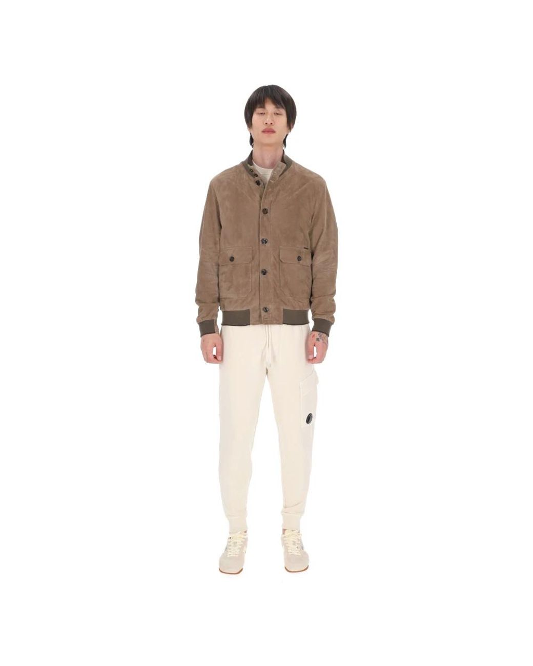 Moorer Brown Leather Jackets for men