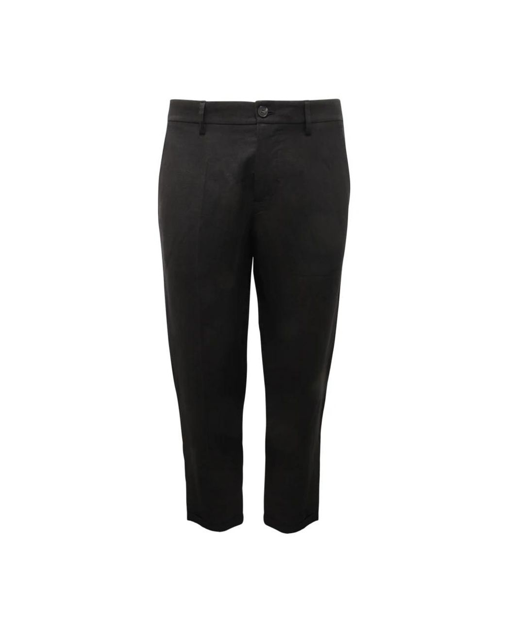 Patrizia Pepe Black Cropped Trousers for men
